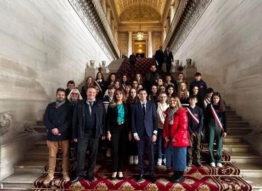 Accueil du Conseil Municipal des Jeunes de Marignier